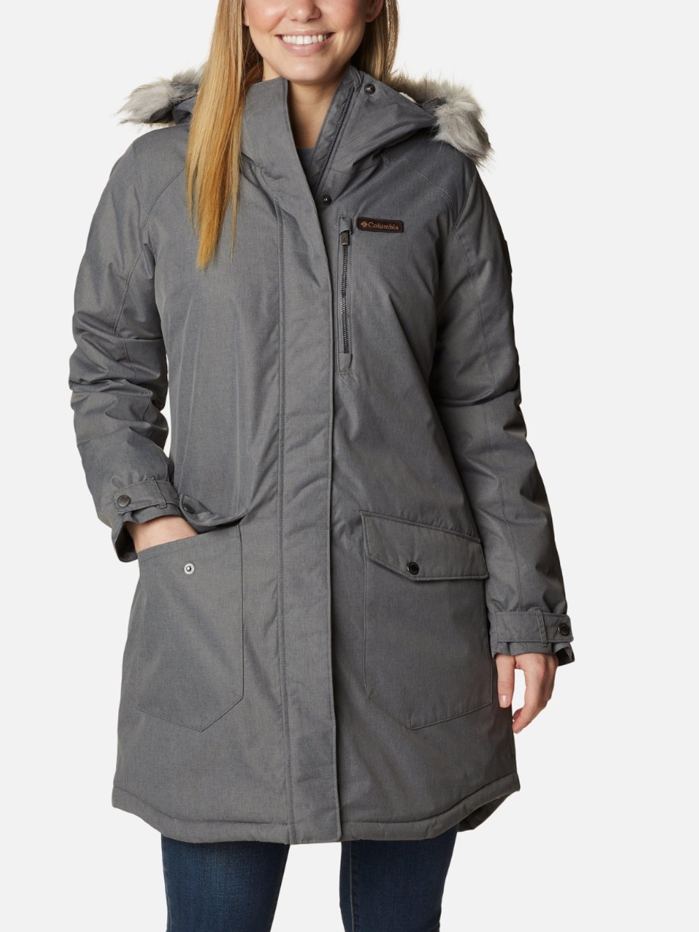 Columbia Women's Suttle Mountain Long Jacket - Gray